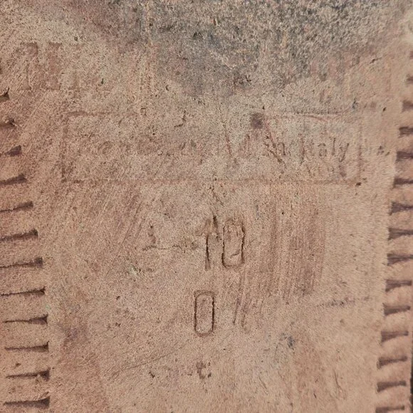 Vintage Pink Exotic Caiman Michele Loisi Italy Mens size 10D Dress Loafers Shoes - Picture 5 of 11